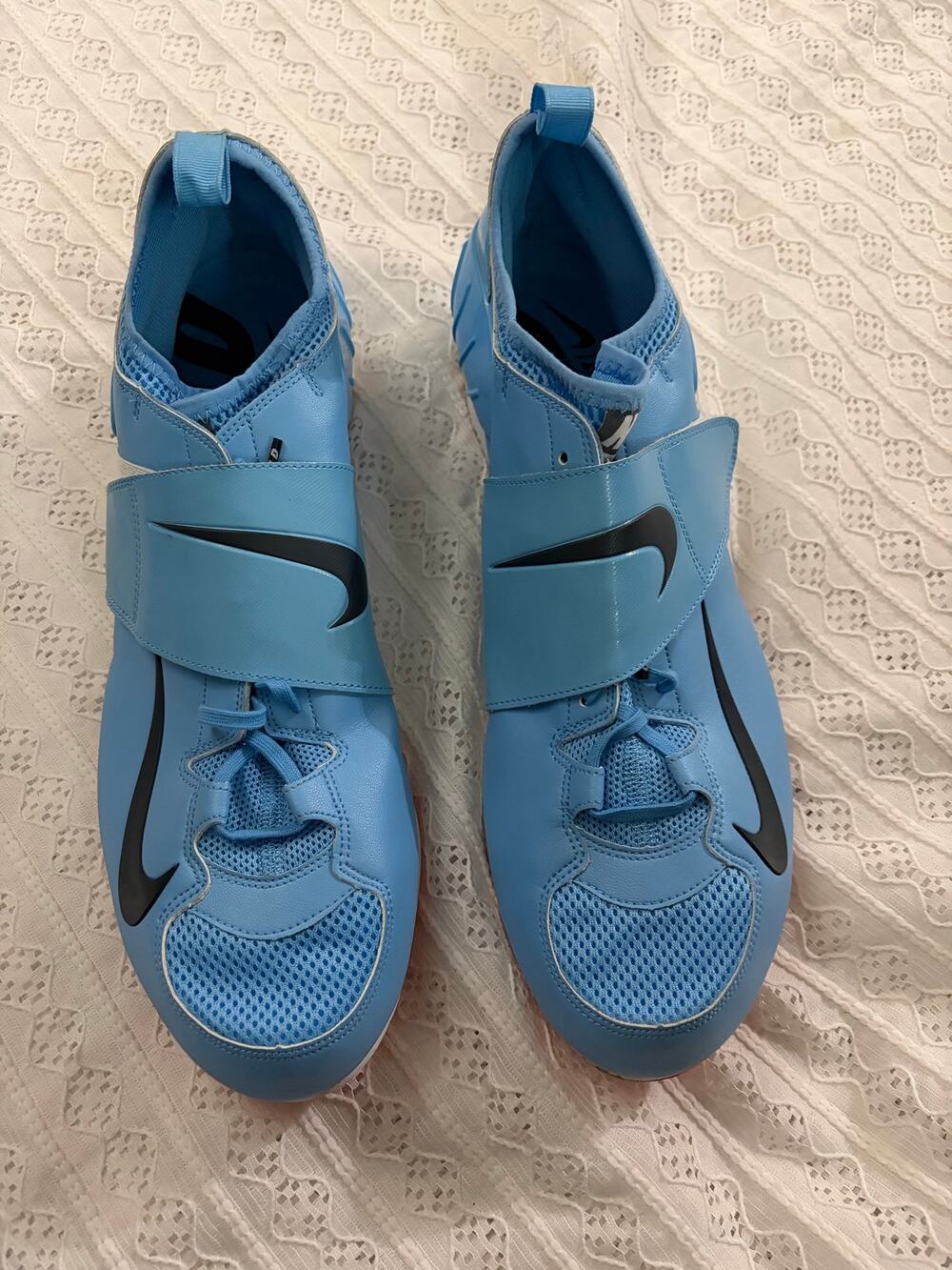 Nike Field Pole Vault Track Spikes Blue Red Men's Size 15 317404-446 Shoes